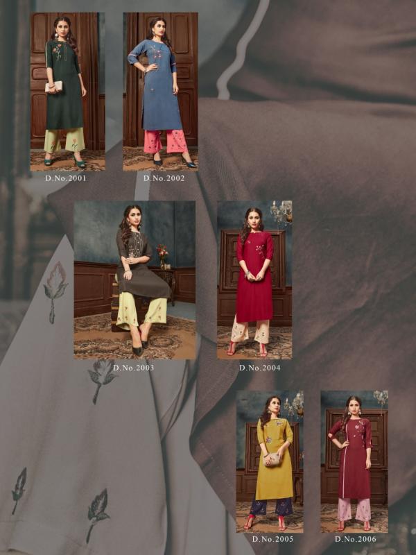 Banwery Kangana 2-Rayon-Kurti-With-Bottom